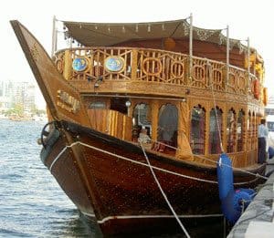 ένα dhow στο Ντουμπάι.